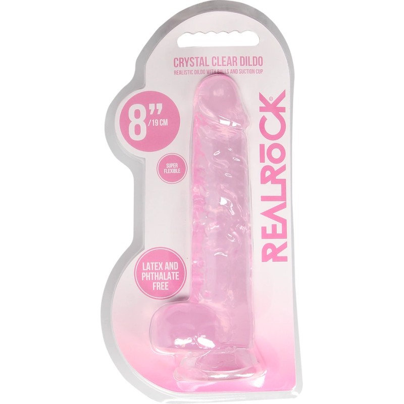 RealRock - Realistyczne dildo z jądrami 21 cm